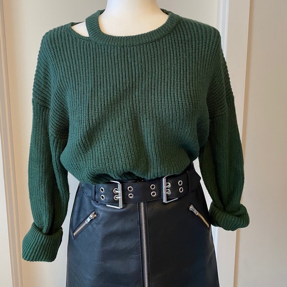 About Us Sweaters - About Us Green Sweater Revolve Clothing